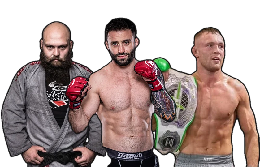 Mat Academy coaches Wayne, Lewis Long and Tallon Jones